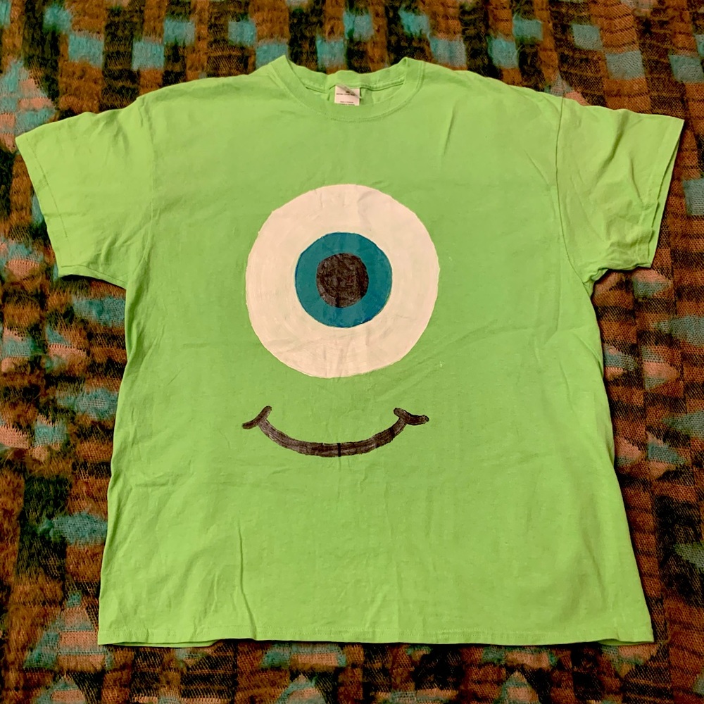 Handmade Mike Wazowski or Toy Story Alien Disney Tee